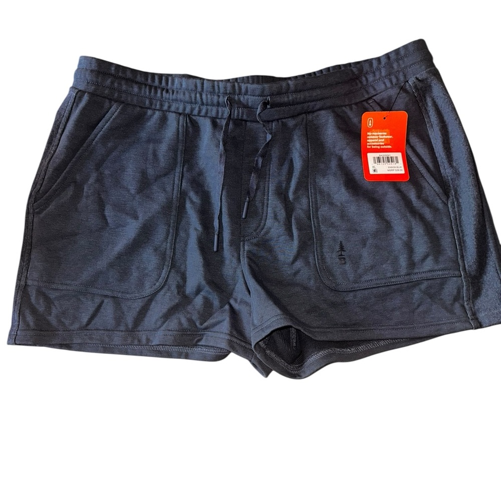 NWT Navy Athletic Shorts for Women - Picture 2 of 6